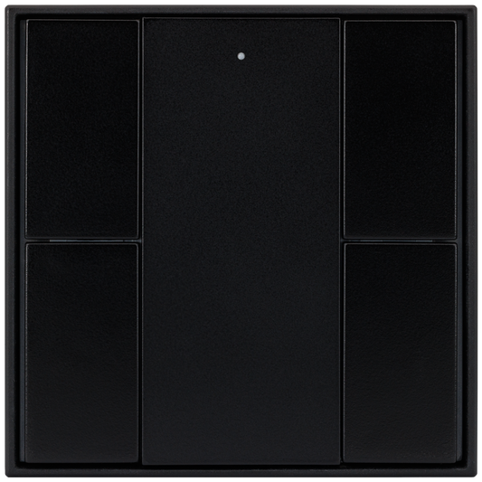 SYMPHO DALI-2 Panel, 4 knappar – Svart