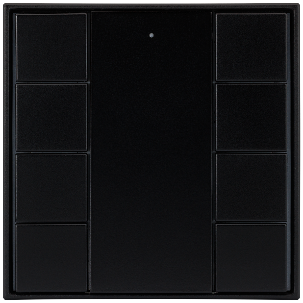 SYMPHO DALI-2 Panel, 8 knappar – Svart